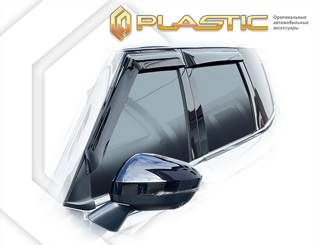 Window visors (Classic translucent) Mitsubishi Outlander IV поколение, джип/suv 5 дв.