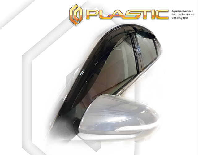 Window visors (Classic translucent) Changan Eado Plus Cедан, I поколение