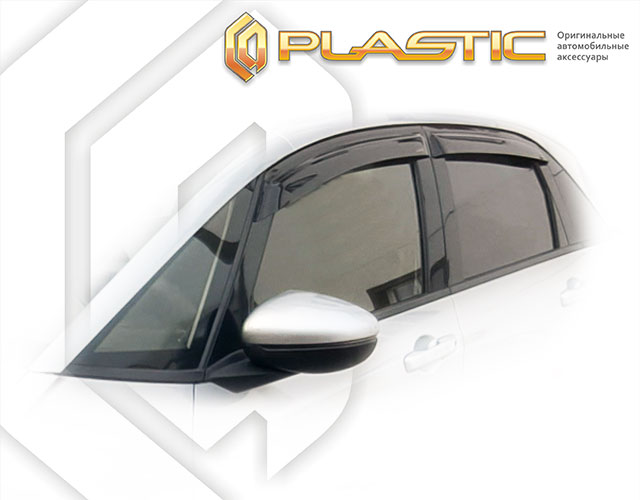 Window visors (Classic translucent) Honda Fit IV поколение, хэтчбек 5 дв., рынок Японии, Right hand drive