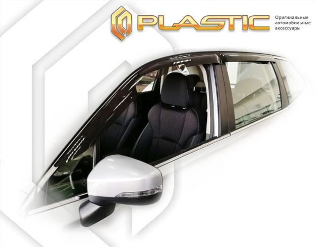 Window visors (Classic translucent) Subaru Forester V поколение, джип/suv 5 дв., рестайлинг 2021