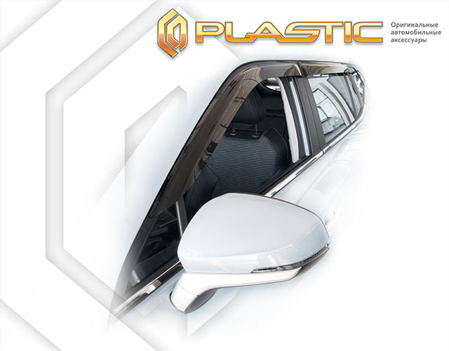 Window visors (Classic translucent) Москвич 3е I поколение, джип/suv 5 дв.