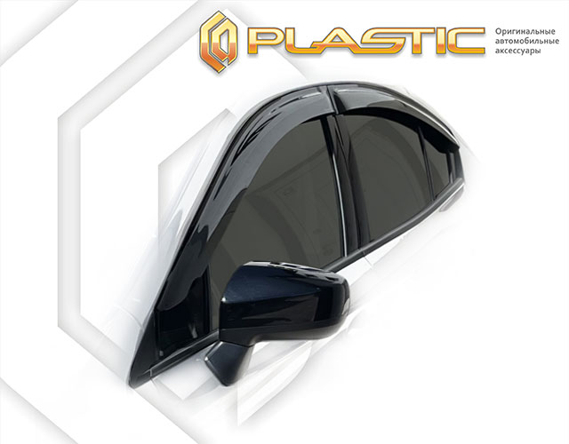 Window visors (Classic translucent) Subaru Impreza G4 V поколение, sedan, рынок Японии, Right hand drive