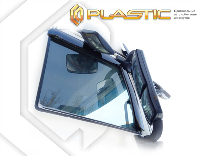 Window visors (Classic translucent) Dongfeng KX Series: DFH4186-H05R-930-A02J, A0CJ Cедельный тягач