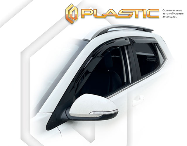 Window visors (Classic translucent) Kia Stonic I поколение, джип/suv 5 дв., рынок Южной Кореи 