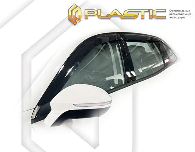 Window visors (Classic translucent) Kaiyi X7 I поколение, джип/suv 5 дв.