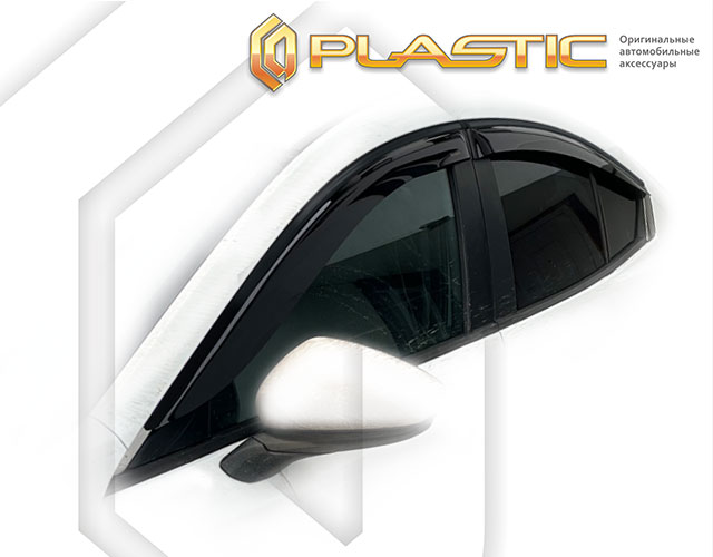 Window visors (Classic translucent) Mazda 3 IV поколение, sedan