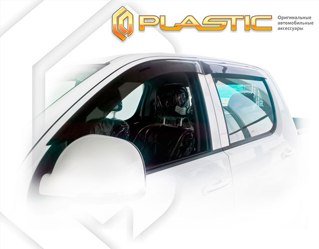 Window visors (Classic translucent) Foton Tunland G7 I поколение, пикап