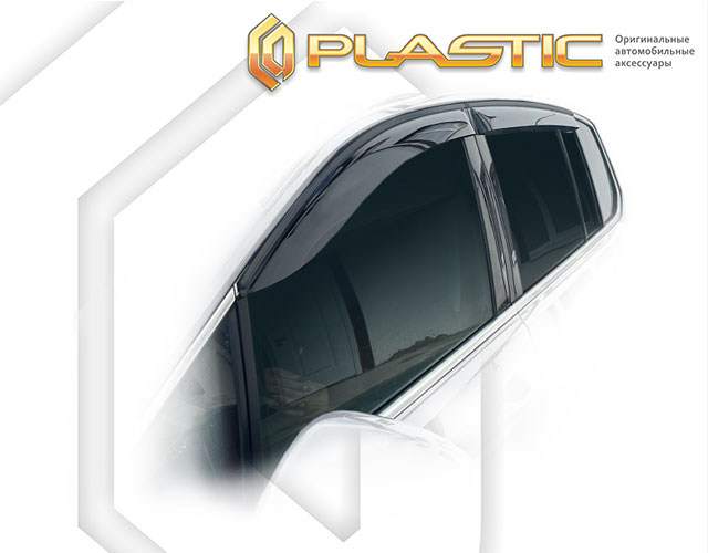 Window visors (Classic translucent) Volkswagen Touran II поколение, минивэн