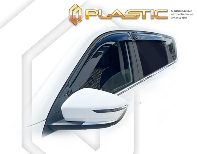 Window visors (Classic translucent) Jetour X70 I поколение рест. 1, джип/suv 5 дв., рынок России