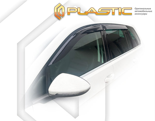 Window visors (Classic translucent) Volkswagen Golf VII поколение, hatchback