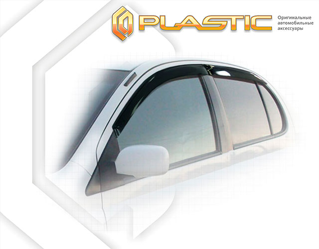 Window visors (Classic translucent) Toyota Platz 