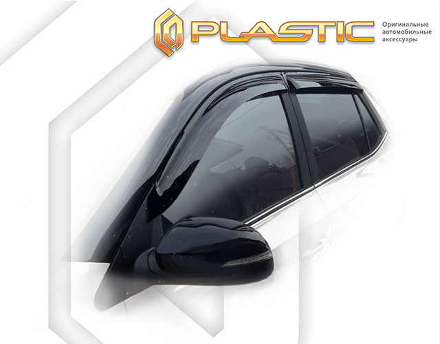 Window visors (Classic translucent) Kia KX1 I поколение, джип/suv 5 дв.
