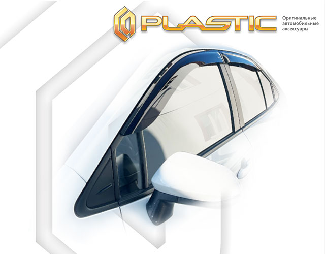Window visors (Classic translucent) Toyota Levin XII поколение, sedan