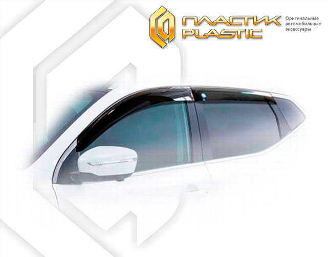 Window visors (Classic translucent) Nissan Qashqai II поколение, 2-й рестайлинг 2024, джип/suv 5 дв., рынок Китая