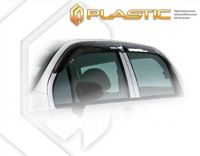 Window visors (Classic translucent) Daewoo Matiz 