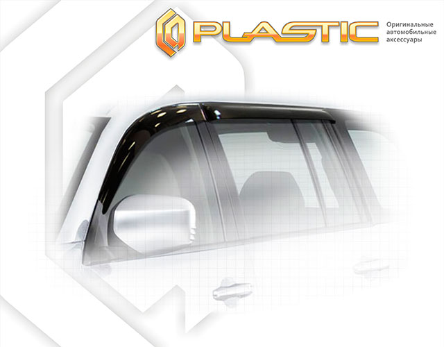 Window visors (Classic translucent) Mitsubishi Pajero Sport