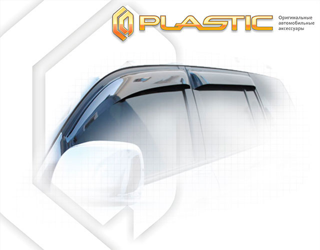 Window visors (Classic translucent) Toyota Land Cruiser Cygnus