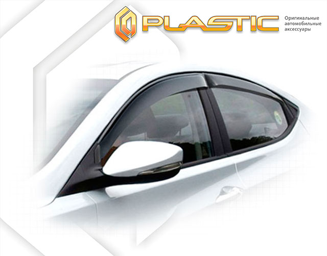 Window visors (Classic translucent) Hyundai Elantra 