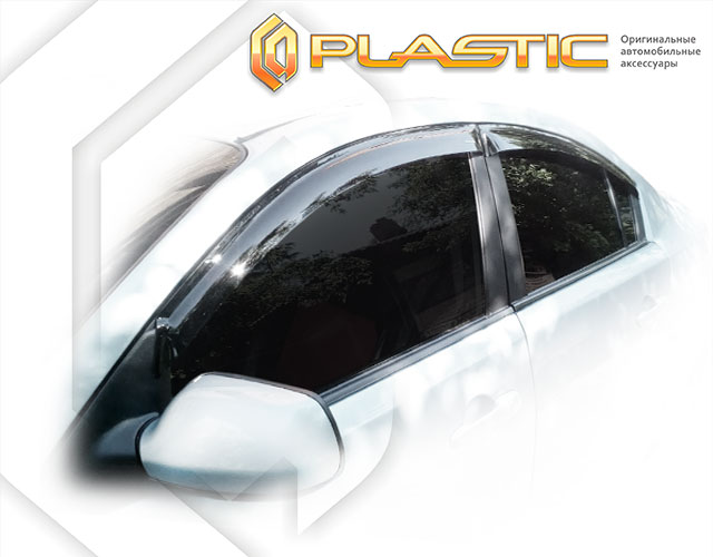 Window visors (Classic translucent) Mazda Axela sedan