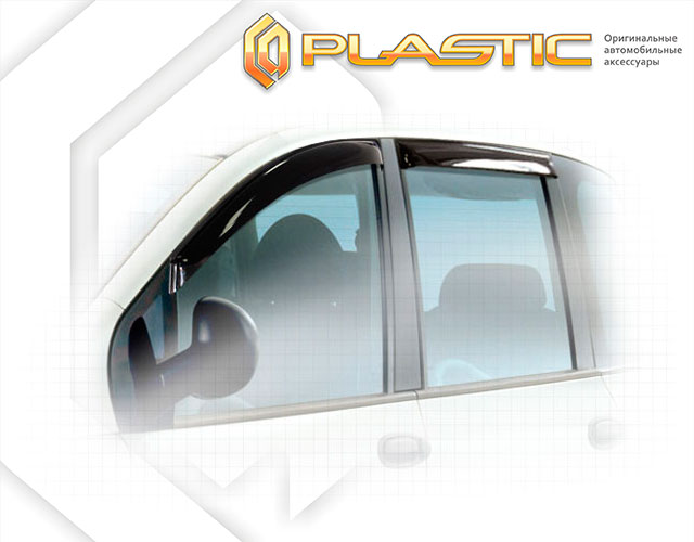 Window visors (Classic translucent) Fiat Multipla 