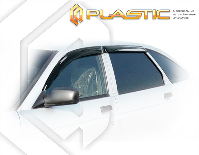 Window visors (Classic translucent) ВАЗ Lada Priora wagon 