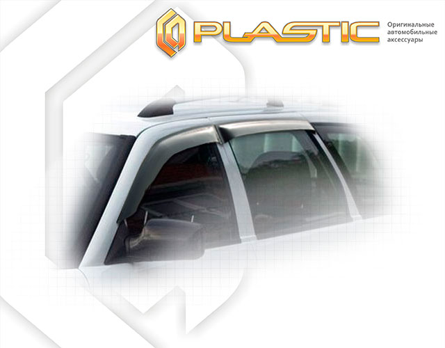 Window visors (Classic translucent) ВАЗ Lada Priora hatchback