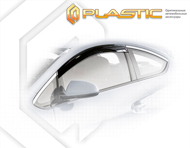 Window visors (Classic translucent) Opel Astra GTC