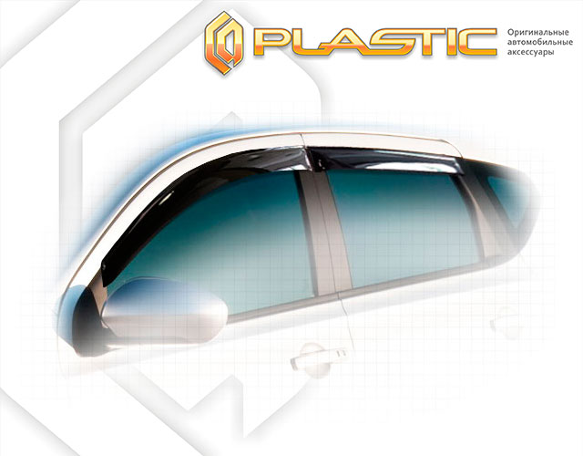 Window visors (Classic translucent) Nissan Qashqai +2