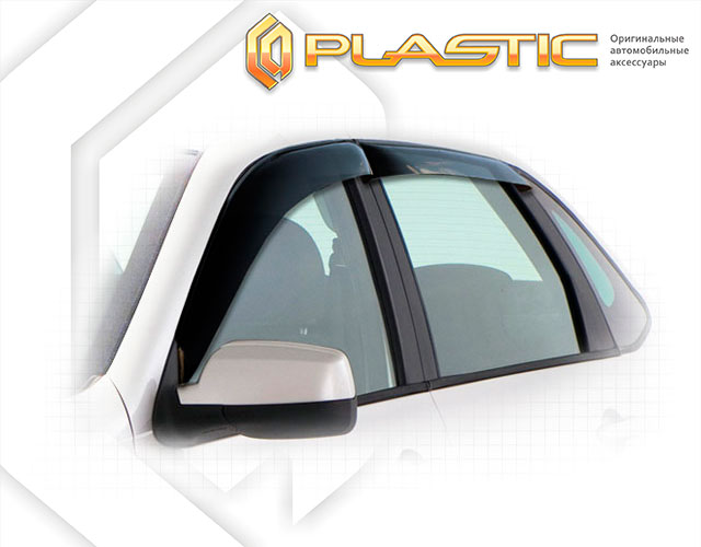 Window visors (Classic translucent) ВАЗ Lada Калина wagon 