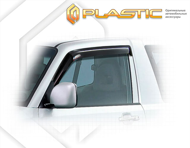 Window visors (Classic translucent) Mitsubishi Pajero 3 Door