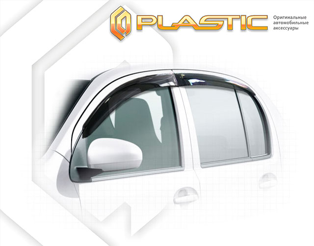 Window visors (Classic translucent) Toyota Passo 