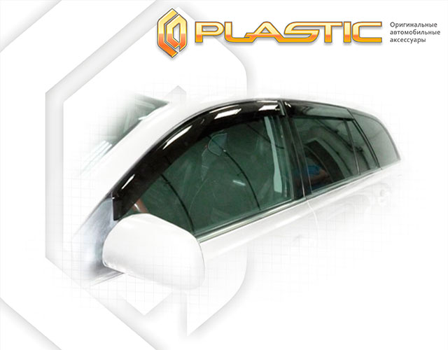 Window visors (Classic translucent) Toyota Avensis hatchback