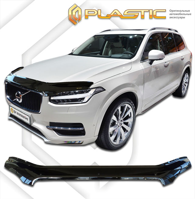 Hood deflector (exclusive) (Chrome series (Gold)) Volvo XC90 