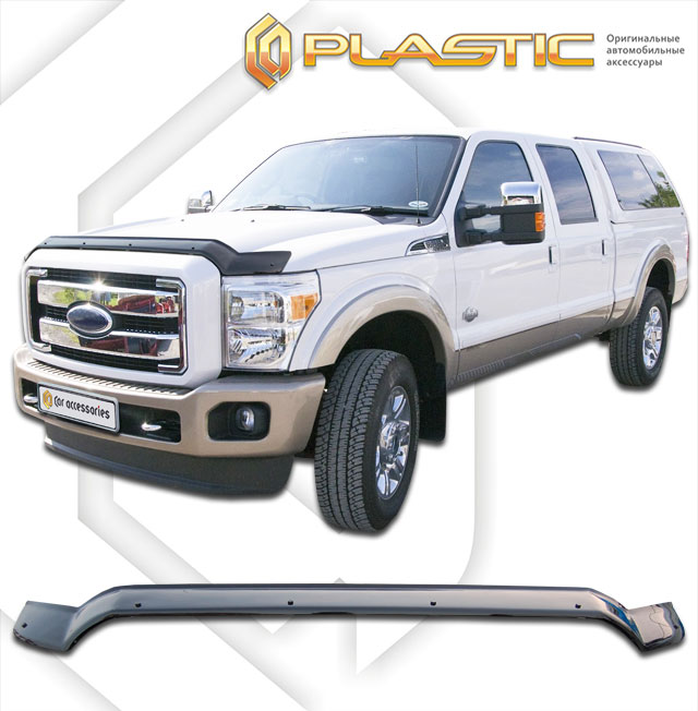 Hood deflector (exclusive) (Full-color series (Collection)) Ford F350 Crew Cab