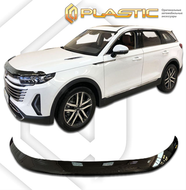 Hood deflector (exclusive) (Strong series (Black)) FAW Bestune T99 I поколение рестайлинг, джип/suv 5 дв., рынок России 