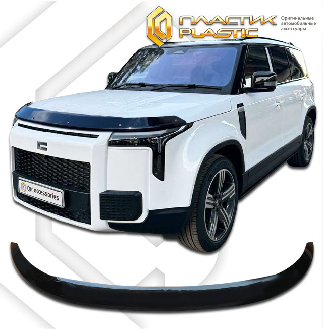 Hood deflector (exclusive) (Classic black) ROX 01 I поколение, джип/suv 5 дв.