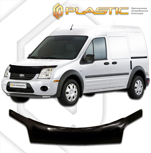 Hood deflector (exclusive) (Classic black) Ford Transit Connect