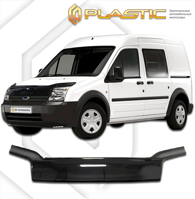 Hood deflector (exclusive) (Classic black) Ford Tourneo Connect