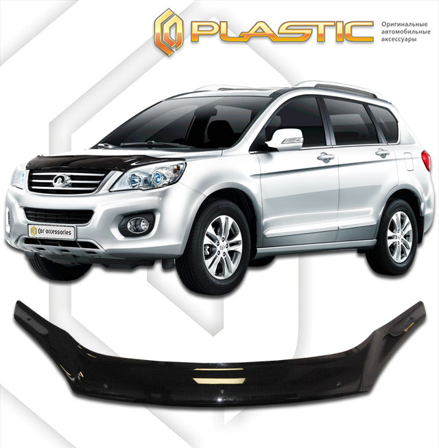 Hood deflector (exclusive) (Chrome series (Gold)) Great Wall Hover H6 