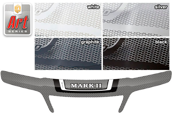 Hood deflector (exclusive) (Art black) Toyota Mark-2 